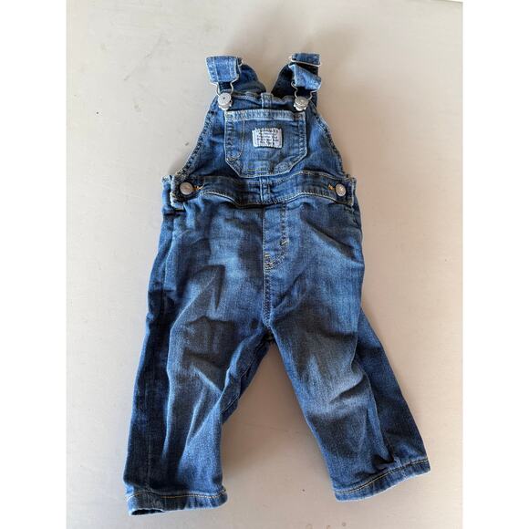 Levi’s Baby Boy Overalls 12 months Jean Denim - Picture 1 of 4